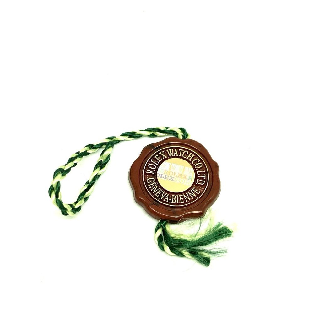 Authentic Rolex Red Hang Tag Multiple Crown Hologram Chronometer Geneve Bienne